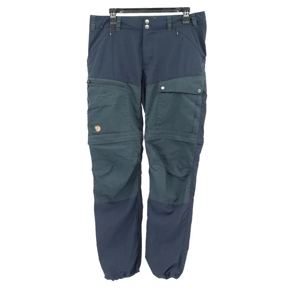 Fjallraven Hiking Pants Womens SZ 32-33R Abisko Midsummer Trouser Convertible - Picture 1 of 14